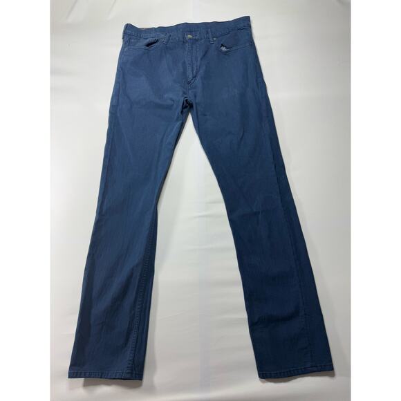 Levi's Other - Levi's 513 Men's Slim Straight Leg Navy Blue Denim Jeans - Size 36x34